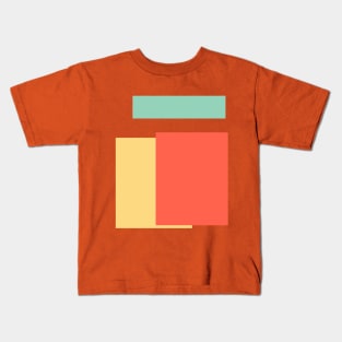 Orange geometry Kids T-Shirt